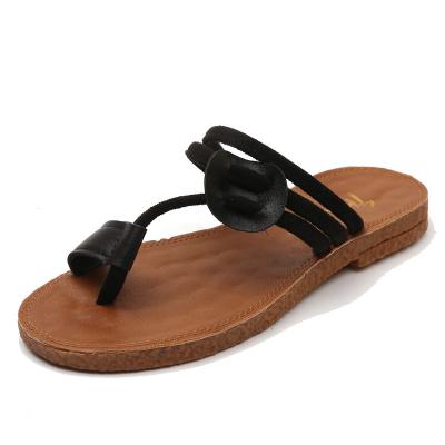 China 2022 summer quantity PU strap cheap beach women good flip flops girls dress ladies sandal shoes slippers for sale