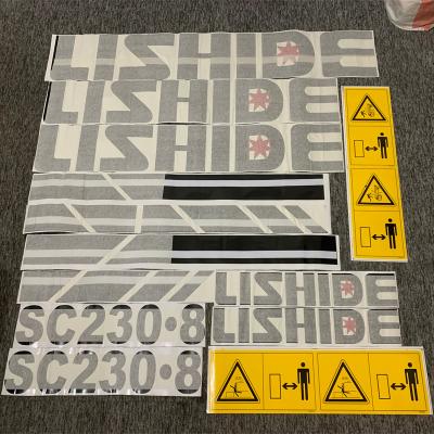 China Rexroth Whole Machine Excavator Excavator Body Sticker SC60 SC160 SC210 SC220 SC230 SC240 SC260 Exterior Decorative Sticker for sale