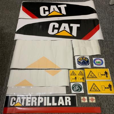 China Caterpillar Excavator Whole Machine Body Sticker E323D2 E323DL E326D E330D E336D E349D Exterior Decorative Sticker for sale