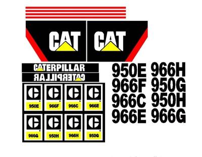 China Garment Shops Excavator Parts Carter Excavator Sticker 950E 950G 966H 966E 966G D6G D6D for sale