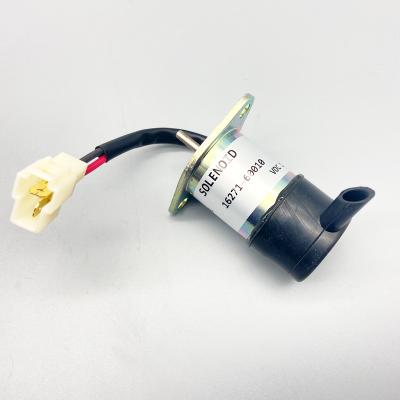 China Excavator Parts Kubota U15 U20 U30 U35 Extinguishing Solenoid Valve 16271-60010 for sale