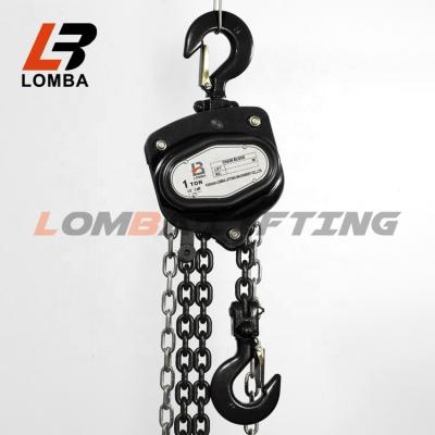 China Building Material Shops Chain Hoist By Hebei Professional Manufacturer 0.5T To 20T Hand Chain Pulley Block for sale