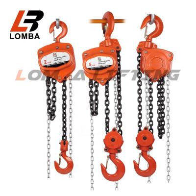 China Building material stores 1t 2t 3t 5t wholesale construction crane lifting chain block, manual chain hoist for sale