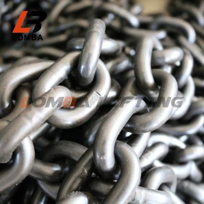 China Overhead Lifting G80 G100 Blackened Hot Galvanized Chain For Lifting for sale