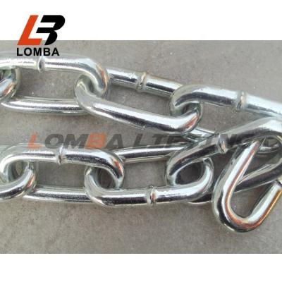 China Material handling equipment chain similar to DIN 5685-A, 6 mm, galvanized for sale