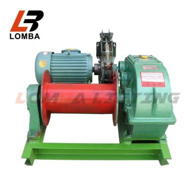 China Construction site pusher 380v electric wire rope winch for anchor boat good quality for sale