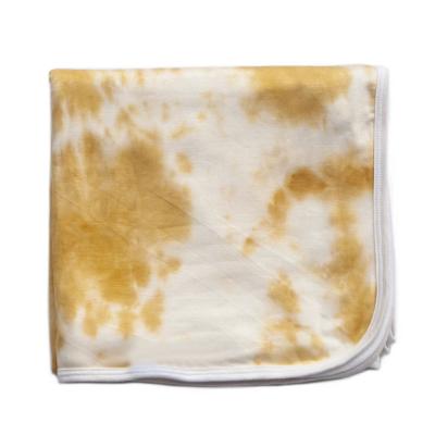 China New Fashion Tie Dye Baby PORTABLE Baby Bamboo Blanket Nature Bamboo Dream Spring Blanket for sale