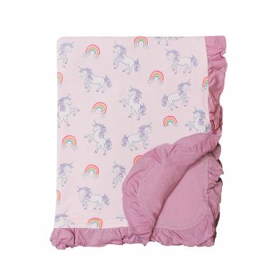 China PORTABLE New Popular Baby 5%Spandex 95% Bamboo Baby Patoo Hive Bamboo Blankets for sale