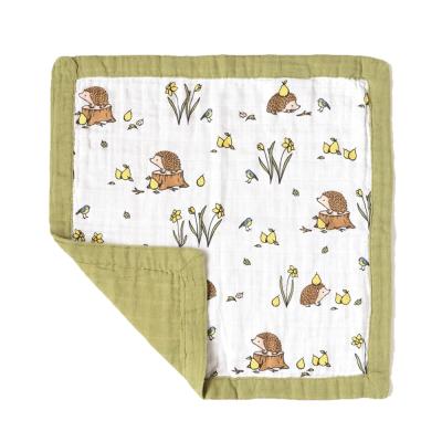 China PORTABLE Baby 100% Cotton Muslin Comforter High Quality Organic Safety Blanket for sale