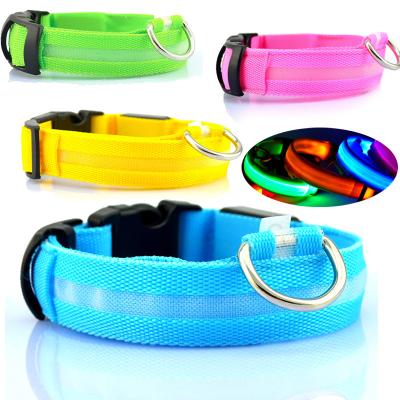 China Light Up USB Charging Led Dog Collar Anti-lost Collar For Dogs Puppies Dog Collars Leads LED Supplies Pet Products for sale