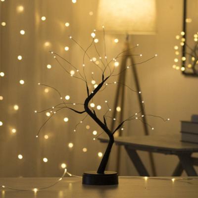 China Touch Control Led Light Christmas 36/48/108 Lights INS Style LED Home Colorful Copper Wire Lamp Touch Switch Bead Starry Night Fairy Light for sale