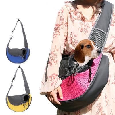 China Durable Outdoor Dog Cat Dog Carry Bag Pet Carrier Travel Sling Free Safe Safe Breathable Mesh for sale