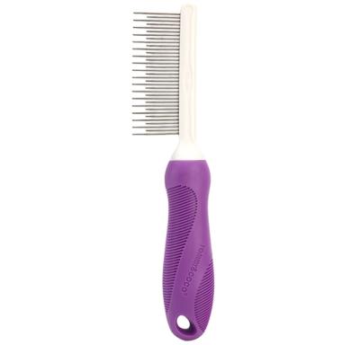 China DIY Soft Viable Dog and Grooming Dog Cat Comb with Long and Short Stainless Steel Teeth Pet Comb for sale