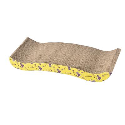 China Durable High Quality Using Cat Scratcher Toy Cat Scratch W Shaped Board for sale