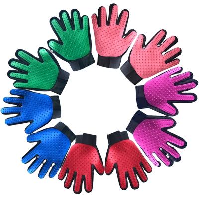 China Sustainable Special Hot Selling Rubber Nylon Hair Glove For Cat for sale