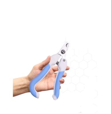 China Viable Wholesale High Quality Pet Nail Scissors Large Blue Pet Nail Scissors for sale