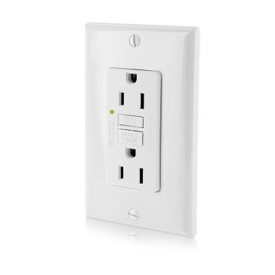 China Factory Supply Attractive Price 15 Amp Gfci Outlet Wall Socket Self-test GFCI Self-Test Outlet for sale