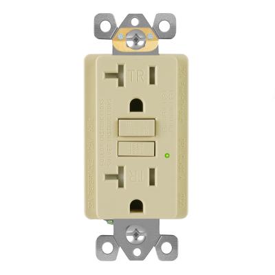 China GT20 UI 125v/60hz Self Test Self Testing Gfci TR Receptacle 20amp Gfci Receptacles for sale