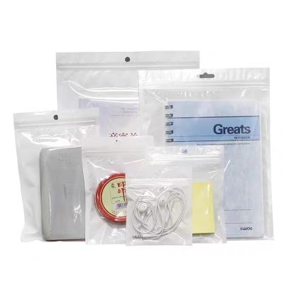 China Moisture Proof Environmental Friendly Transparent Zipper Bag for sale