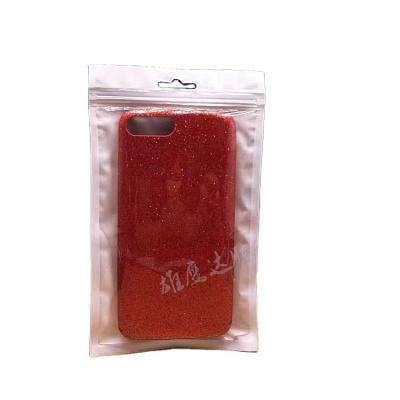 China Anti Static Moistureproof Usb Cable, Clear Plastic Phone Case Packing Opp Zipper Bag With Hole for sale