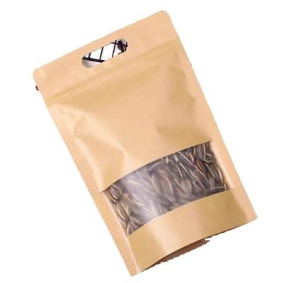 China Food Grade Moisture Proof Quality Stand Up Pouch Recycled Kraft Paper Bags For Food Packaging for sale