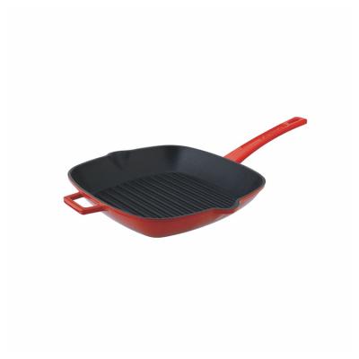 China Viable Manufacturer Wholesale Kitchen Cooking Nonstick Outdoor Square Frying Grill Ceramic Pan Plate for sale