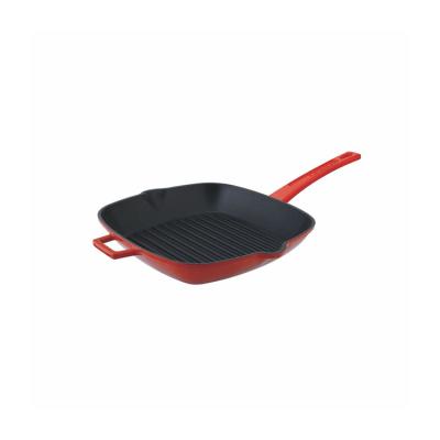 China Logo Made China Made China Pans Frying Korean Style Squaer Iron Grill Flat Pan Customized Part Viable Small for sale