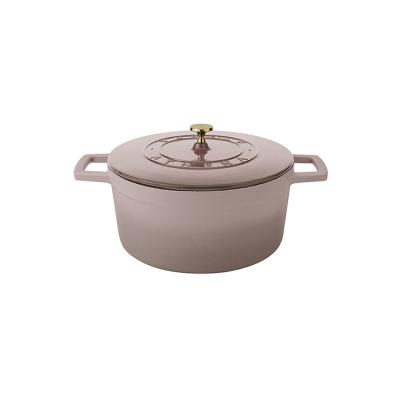 China Best Sustainable Quality Household Luxury Portable Factory Outlet Round Casserole Cookware Kitchen for sale