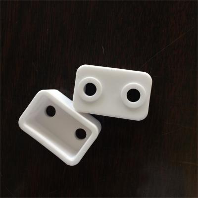 China White Alumina Ceramic Parts High Voltage DC Relay Metallized Ceramic New Energy Arc Extinguishing Cover for sale