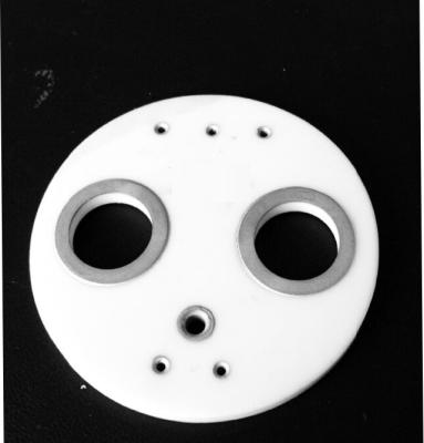 China Vacuum Metallized Alumina Ceramics Gasket Lightweight Electronic Ceramic Components for sale