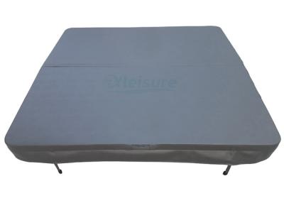 China Spa Accessories Rectangle Hot Tub Spa Covers In Grey Color For Outdoor Spa for sale