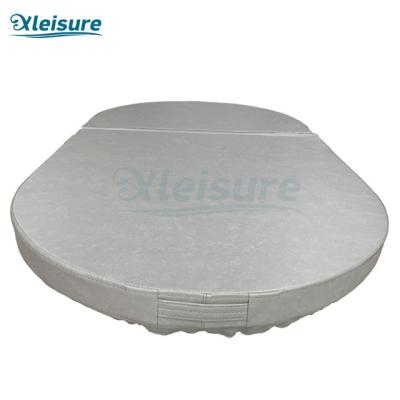 China Warranty-protected  Oval Spa Thermal Cover Vinyl Hot Tub Spa Lid For Cedar Barrel Hot Tub Bathtub for sale