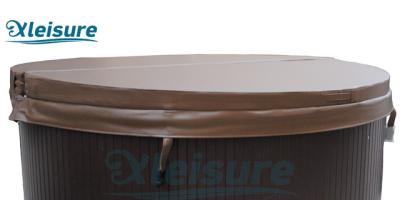 China Factory-direct Round Spa de Dekkings Vinyl Hot Tub Spa Dekking van de Isolatie Houten Hete Ton Te koop