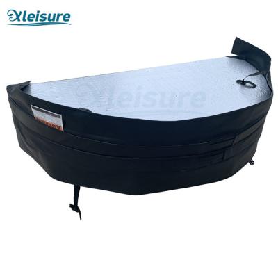 Κίνα 25KG/m καπάκι Outdoor Whirlpool Round Spa καυτό σκαφών ³ στο γκρι για την καυτή σκάφη BALBOA προς πώληση