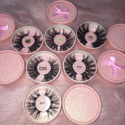 China Custom Full Strip Lases Logo Wholesale Fluffy Mink Lashes Full Strip Lashes 25mm Mink Lashes Vendor for sale