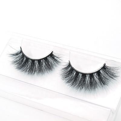 China Natural hot selling long mink lashes 25MM mink roves minklashes packaging boxes with logo for sale