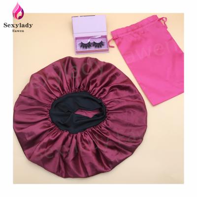 China Wholesale Character Big Silk Hoods For Women Custom Logo Designer Satin Hoods Tie Dye Hair Hoods for sale