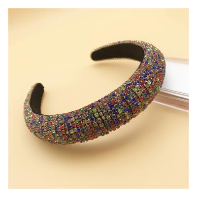 China Wholesale Fashional Pretty Lady Crystal Headbands For Women Hairband Rhinestone Rhinestone Hairband Faux Diamond Hairband for sale