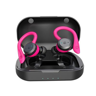 China in-ear sealed structure design IPX7 waterproof 5 hour earhook sports noise cancel earphones wireless blue tooth earphone for sale