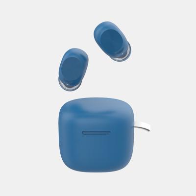 China In-Ear Macaron 4 Hours Charging 3.5g Case Oval Color Single Ear Earphone Easy Portability 4.5 Tooth Wireless Headpho Blue for sale