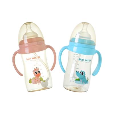 China 240ML BPA Free Support Custom Colors Printing Silicon Baby - Doll Feeding Bottle for sale