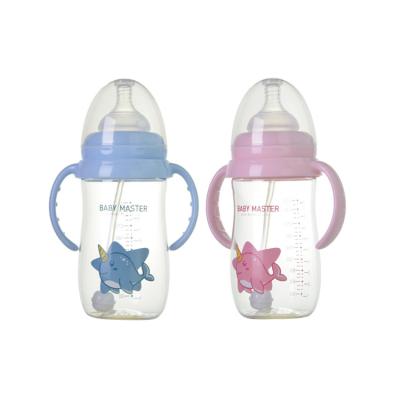 China BPA Free Support Wide Neck Custom Design Tritan Baby Milk Bottle For Sale for sale