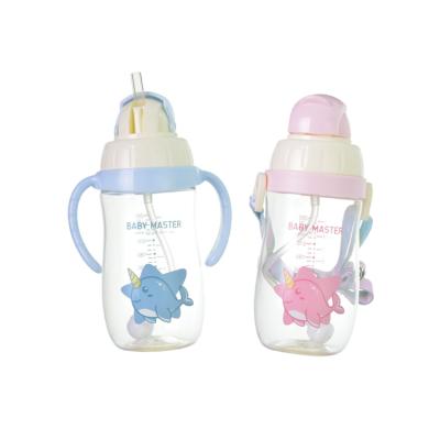 China BPA Free Unique Kids Tritan Water Bottle China Leakproof No Puddle Drinking Cup 260 Baby Straw Toddler Sippy Cup for sale