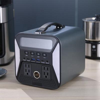 China AC Type C 500w 1000w Portable Backup Power Station With Ground Screw For Solar System for sale