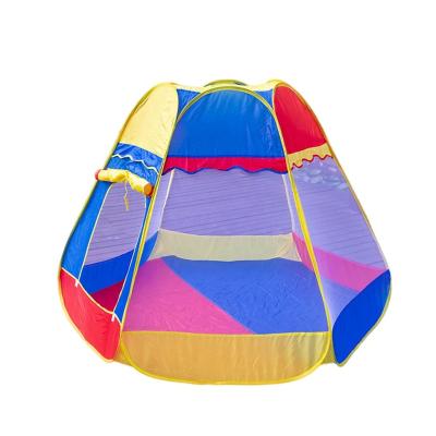 China Easy Set Up Hot Selling Wuyi Guandi Kids Polyester Large Play Tent Kids Pop Indoor Outdoor Play Tent for sale