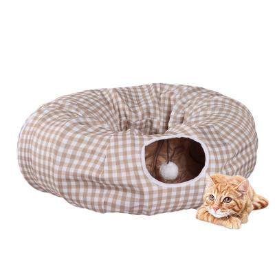 China Automatic Foldable Pet Toy Cat Toy Portable Cat Tunnel Cat Cube Kitten Indoor Outdoor Toy Foldable Breathable Suit for sale