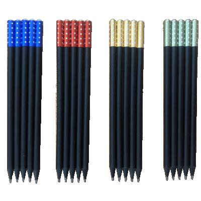 China office & Custom Black Wooden HB Crystal Pencil With Crystal High School Pencil Quality for sale