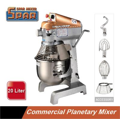 China High Quality Cheap Bowl-Lift Design 20 Liter Bowl Capacity Bakery Bread Dough Mixer With Timer for sale