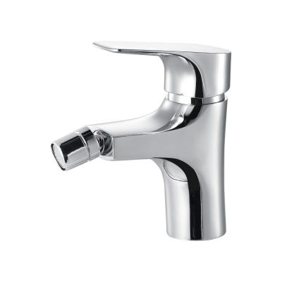 China Thermostatic Faucets Wholesale Single Handle Deck Mounted Brass Chrome Toilet Bidet Faucet for sale