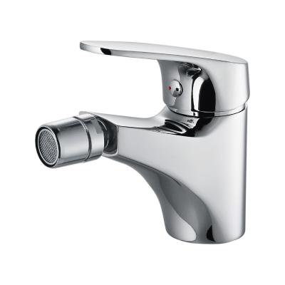 China Thermostatic Faucets Wholesale Single Handle Deck Mounted Ceramic Cartridge Brass Body Bathroom Bidet Faucet for sale